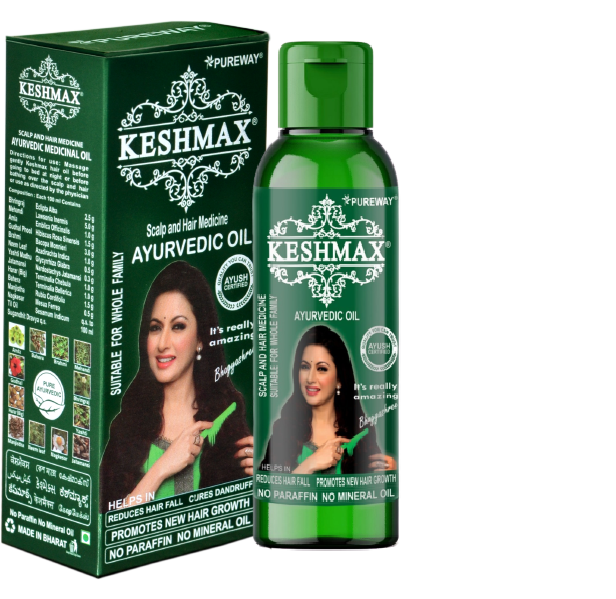 Keshmax Ayurvedic Medicinal Hair Oil (Pack of 2)